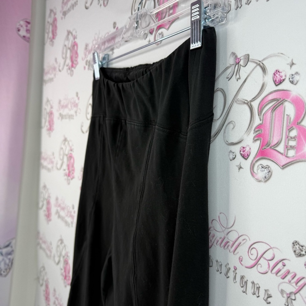 Twik pants flared wide leg flare style Black Flare Pants - Picture 5 of 11